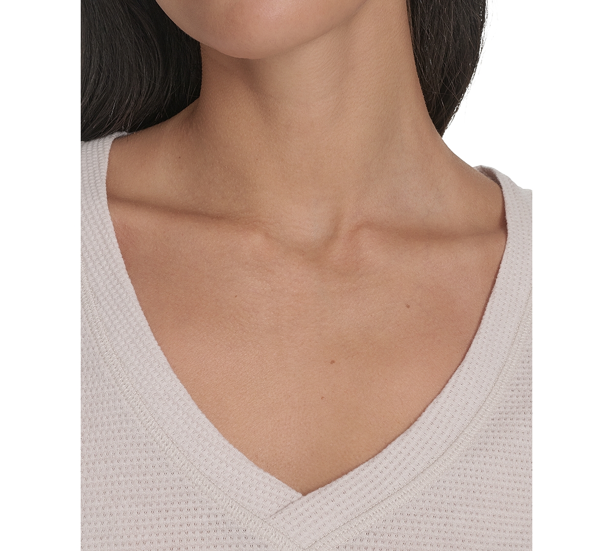 Calvin Klein Women's Drawstring-ruched Textured Top