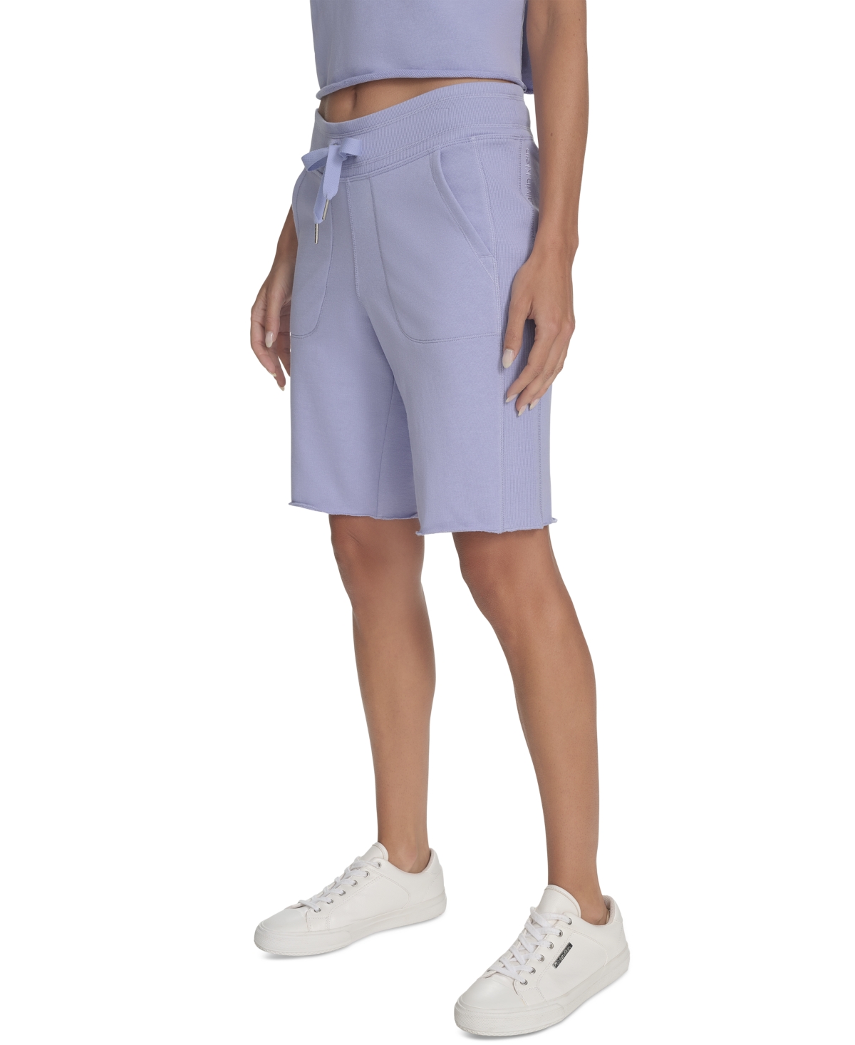 Calvin Klein Women's Performance Drawstring Shorts In Purple