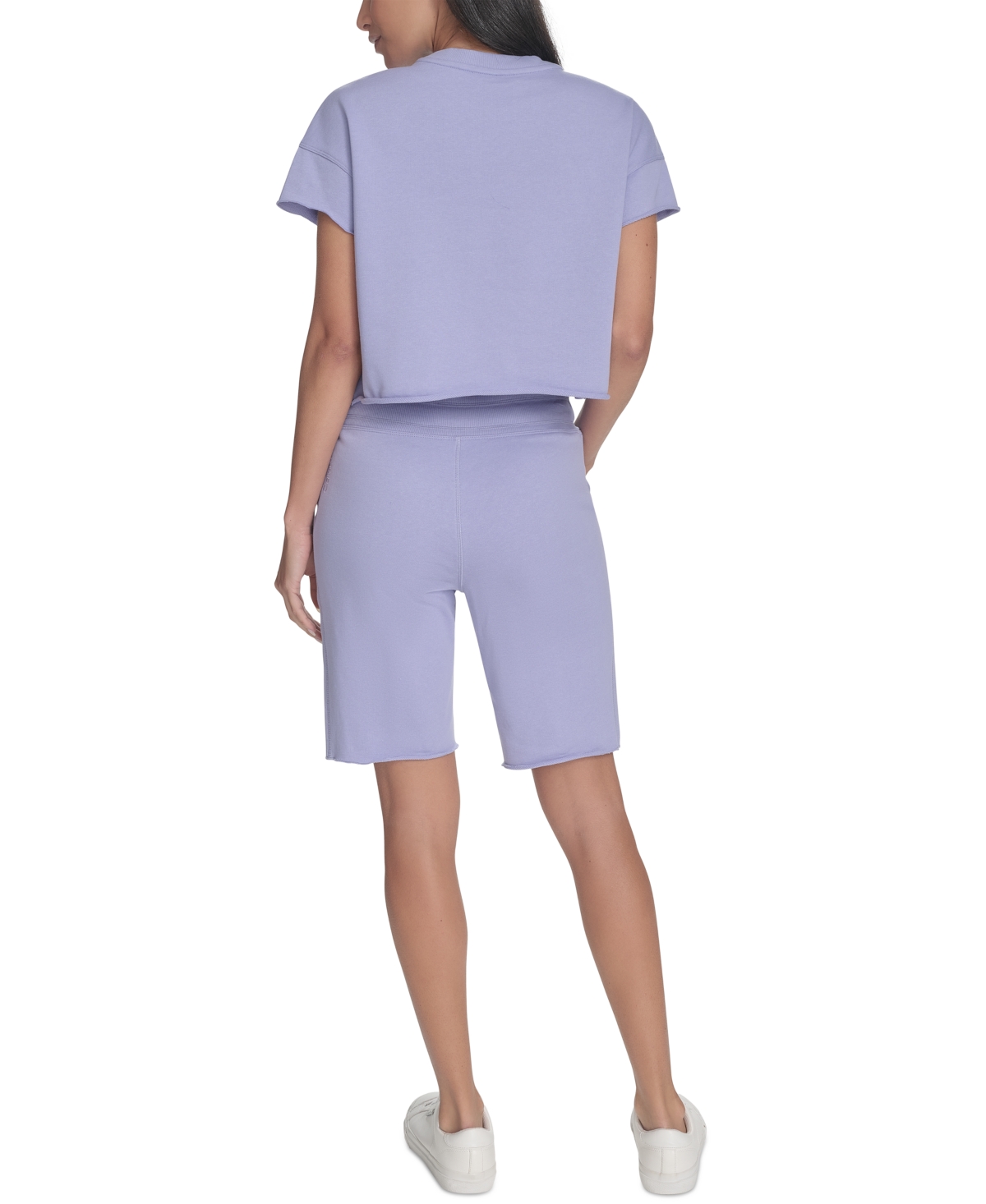 Calvin Klein Women's Performance Drawstring Shorts In Purple