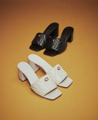 COACH Women's Holly Block-Heel Sandals - Macy's