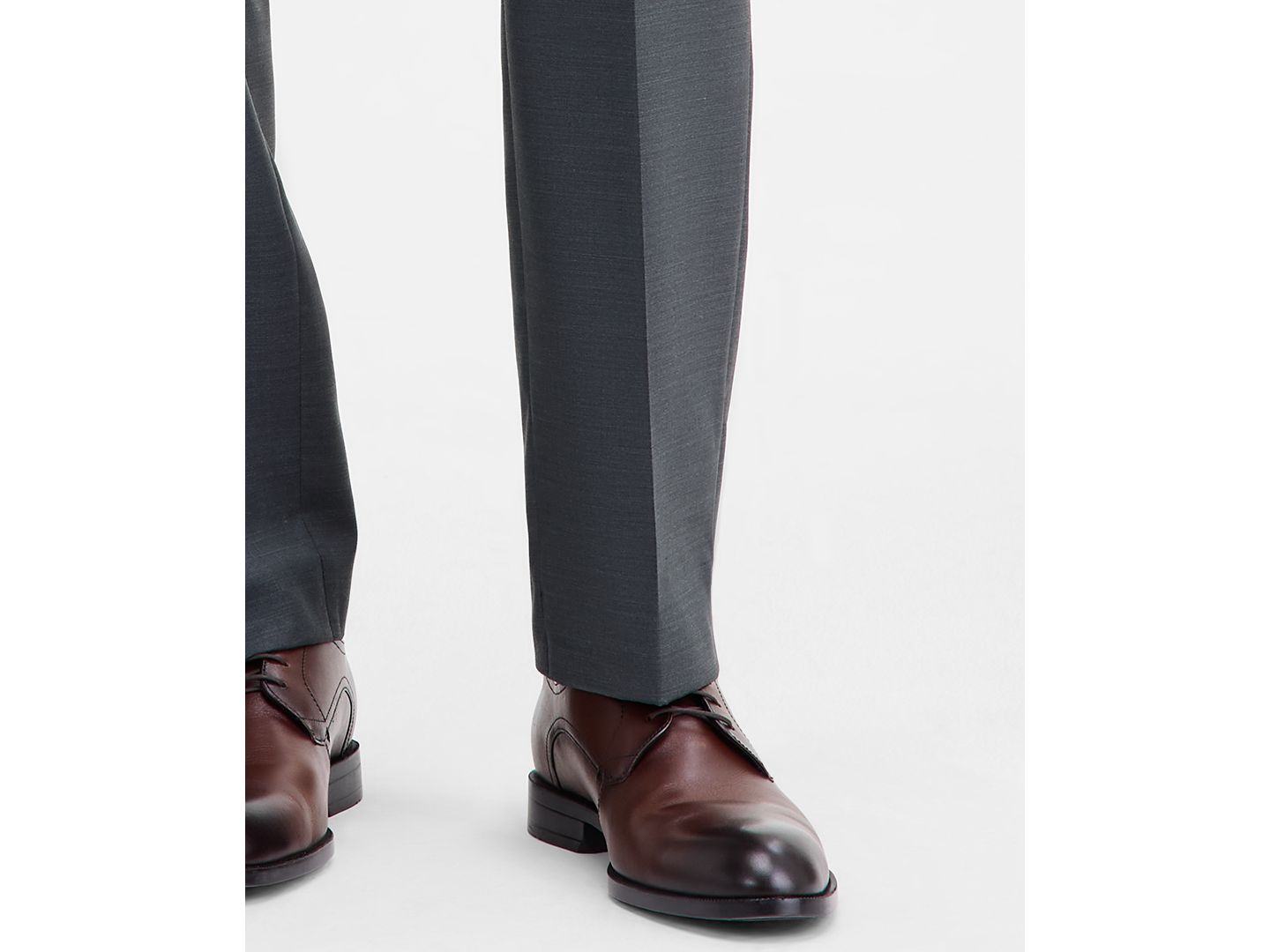 Мужские брюки Michael Kors Classic-Fit Fall Wool-Blend Stretch Suit Separate, цвет: Оливковый меланжевый — фото 7