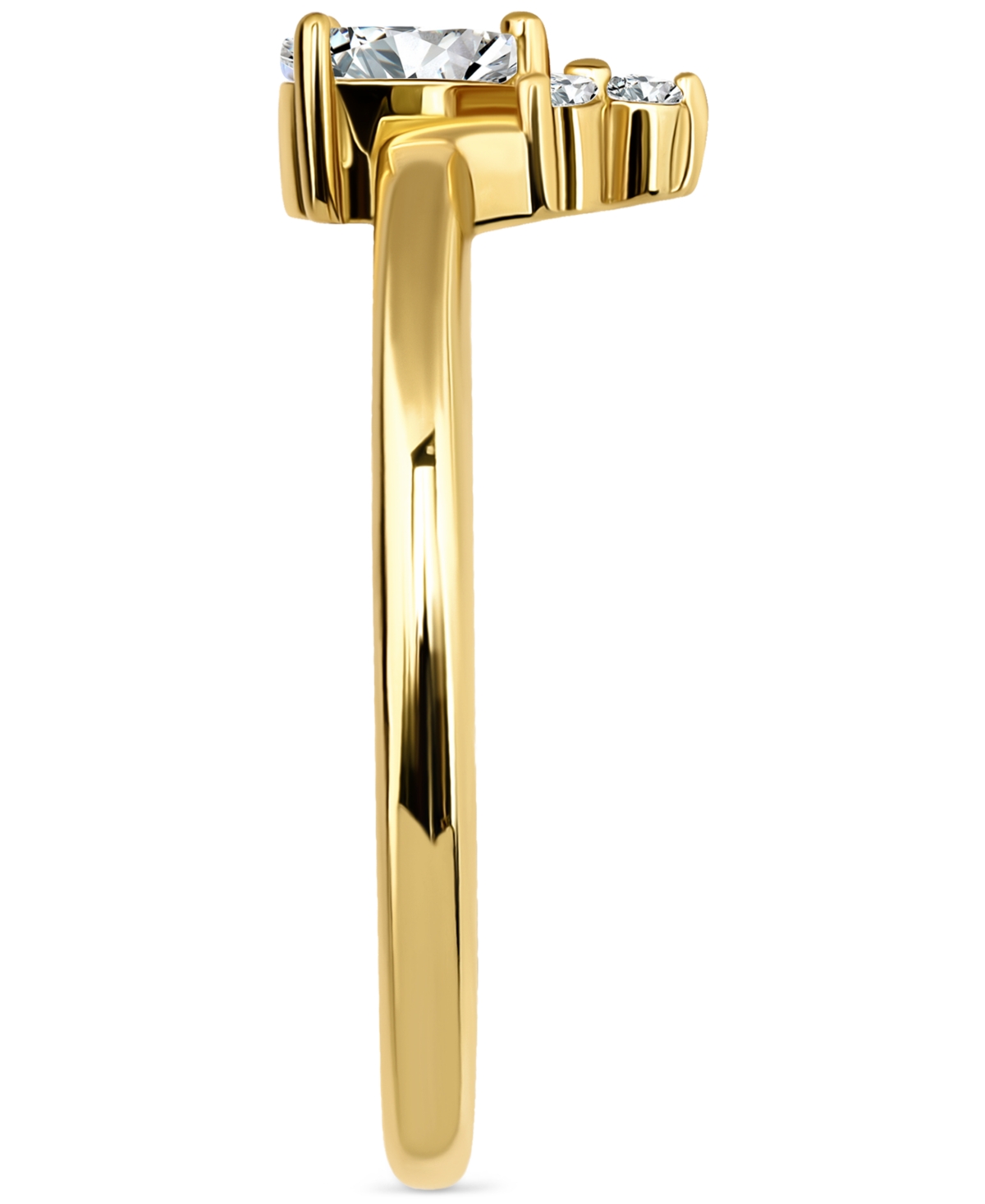 Giani Bernini Cubic Zirconia Cluster Toe Ring, Exclusively At Macy's In Gold