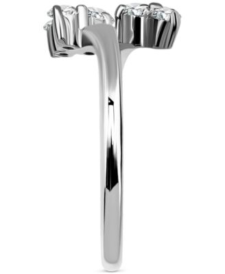 Triple Round Cubic Zirconia Cluster Adjustable Toe Ring, Exclusively at Macy's