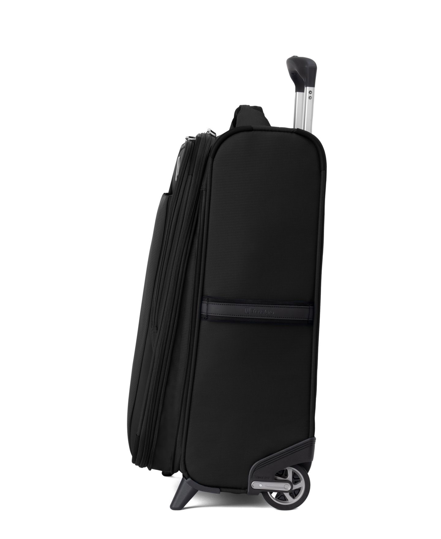 Чемодан Travelpro WalkAbout 7 Medium 2-Wheel Carry-on Expandable Rollaboard, цвет: Чёрный — фото 4