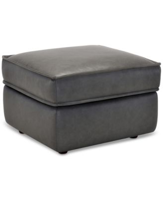 Macy's Glympton Leather Sofa Collection Macys Exclusive In Brown