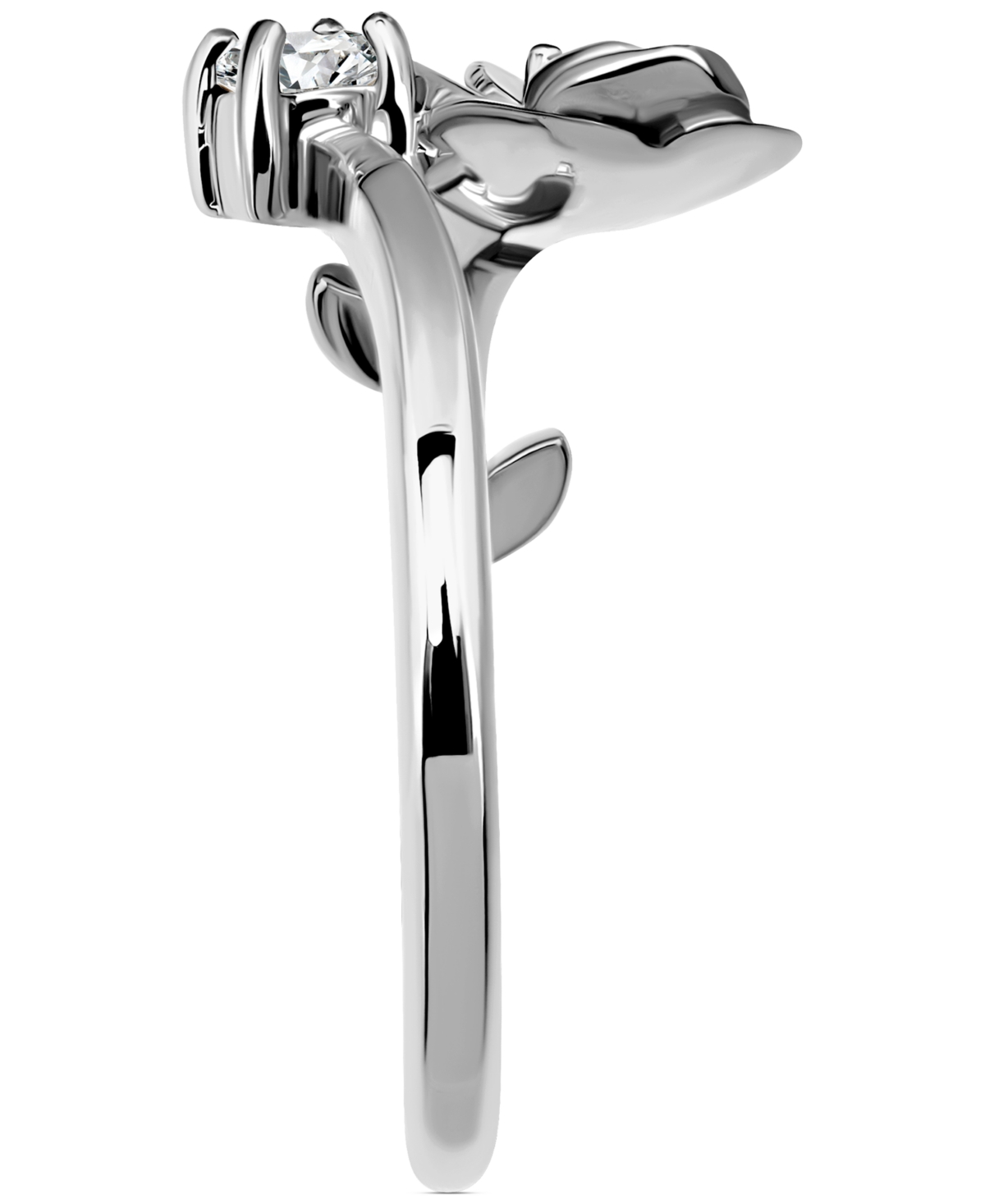 GIANI BERNINI CUBIC ZIRCONIA ROSE ADJUSTABLE TOE RING IN 18K GOLD-PLATED STERLING SILVER (ALSO IN STERLING SILVER) 