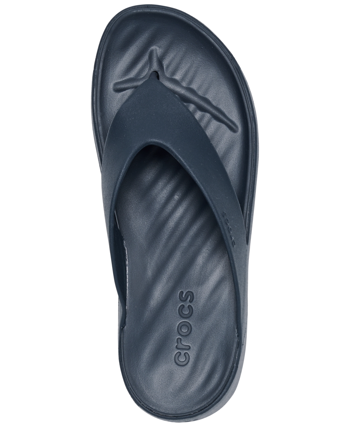 Crocs Women's Getaway Platform Casual Flip-flop Sandals From Finish Line In Navy