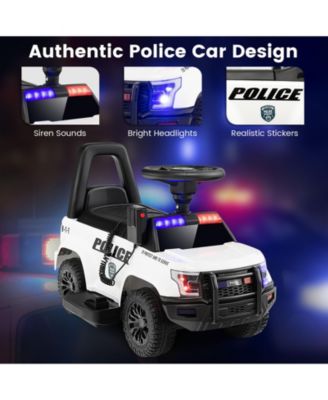 6V Police Ride-On Car