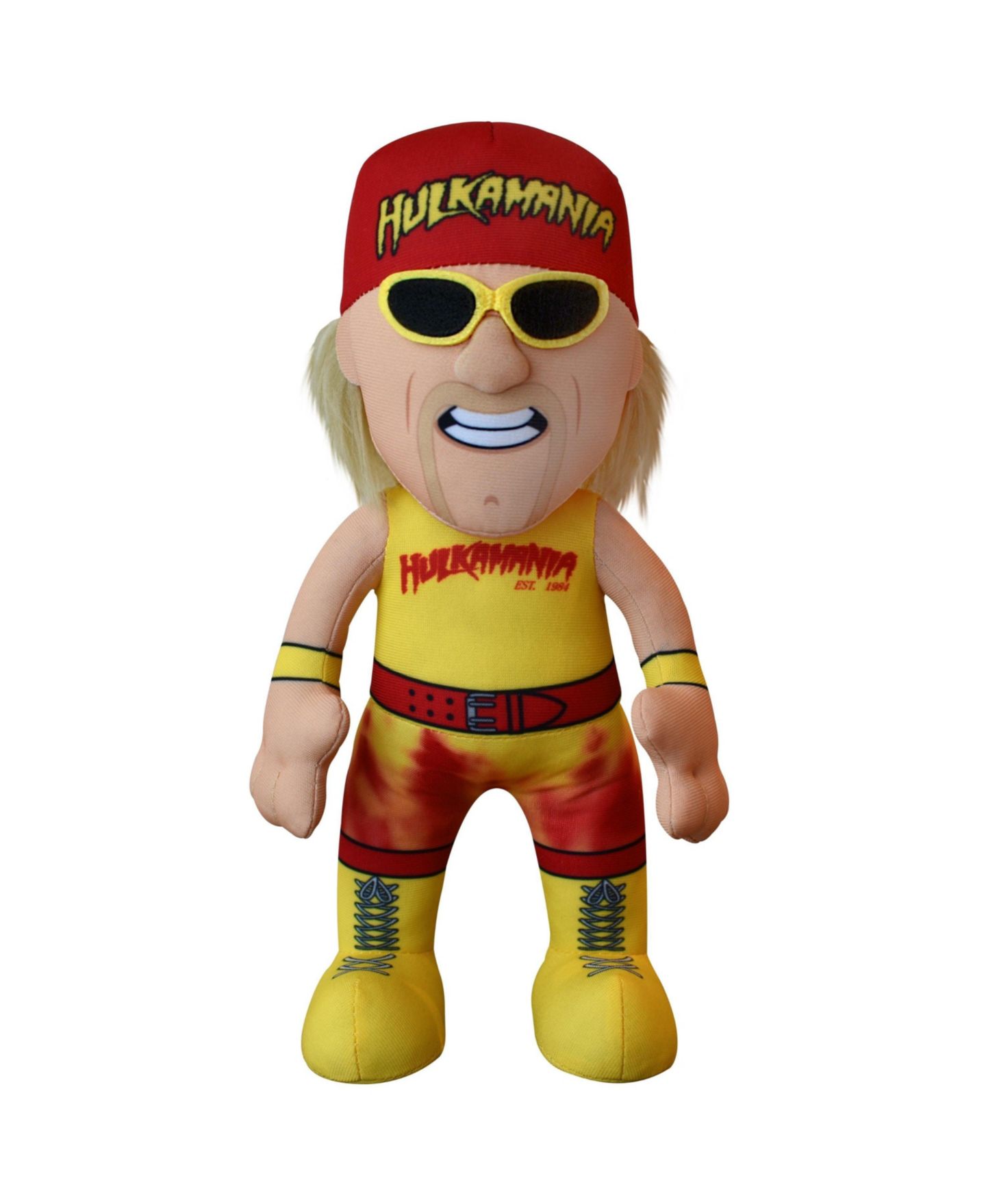 Детская мягкая игрушка Bleacher Creatures Hulk Hogan Hulkamania 10" Plush Figure — фото 1