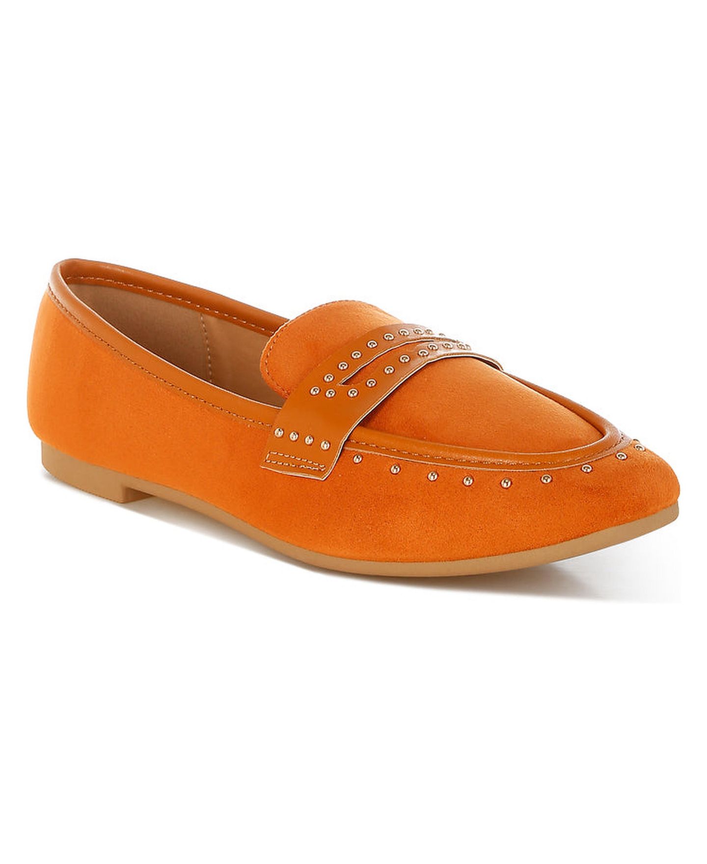 Женские туфли London Rag Lumina Penny Strap Studded, цвет: Бежевый / Хаки — фото 2