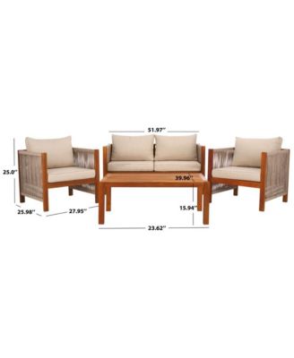 Roya 4 PC Outdoor Living Set