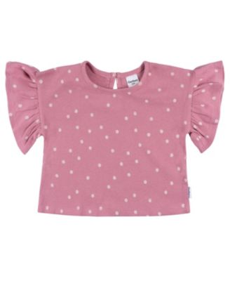 Toddler Girls 2-Piece Shirt and Shorts Set, Green Leaves, 5T