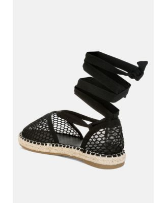 Sonara Mesh Flat Espadrille Sandals