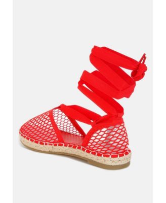 Sonara Mesh Flat Espadrille Sandals