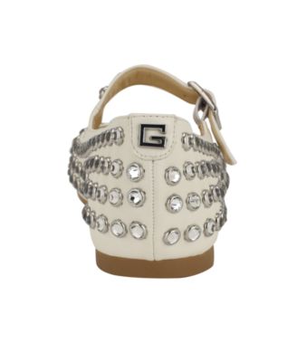 Women's Kalidal Rhinestone Mary Jane Ballet Flats