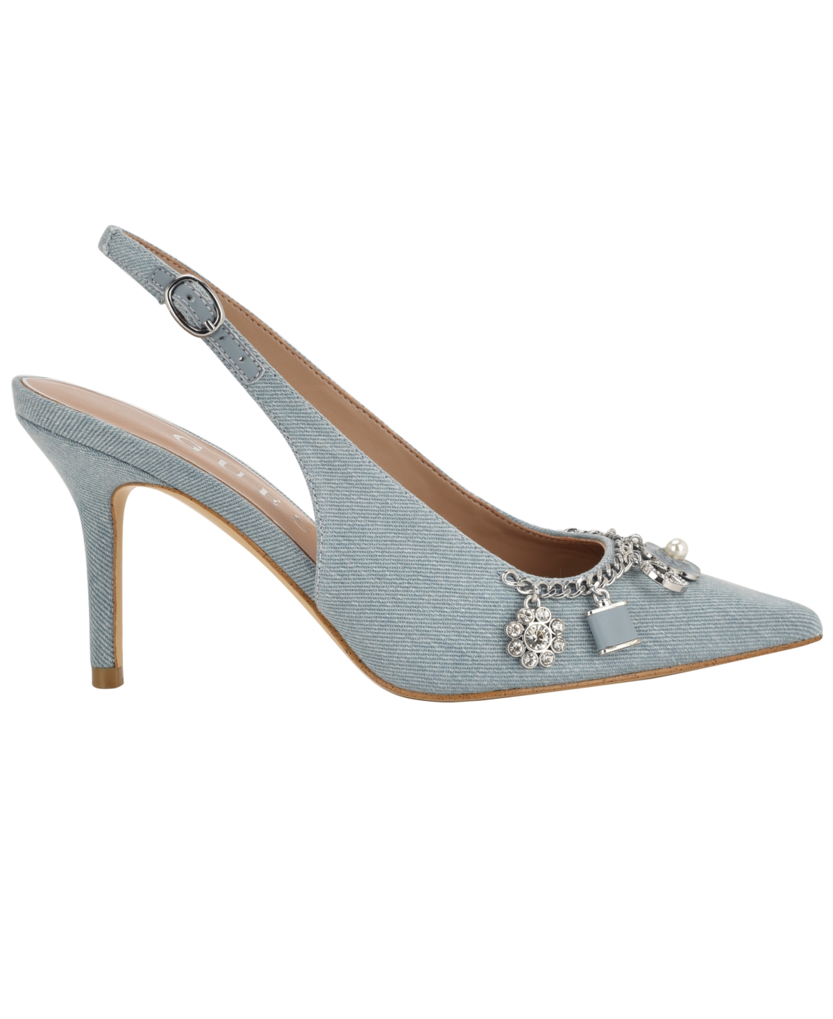 Guess Women's Naska Charms Slingback Pumps In Blue