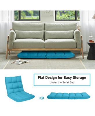 14-Position Adjustable Folding Lazy Gaming Sofa