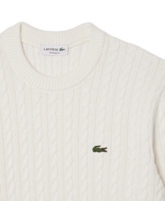 Men's Regular-Fit Cable-Knit Crewneck Sweater