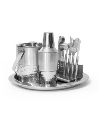 Godinger Stainless Steel 9-Pc. Bar Tools Set - Macy's