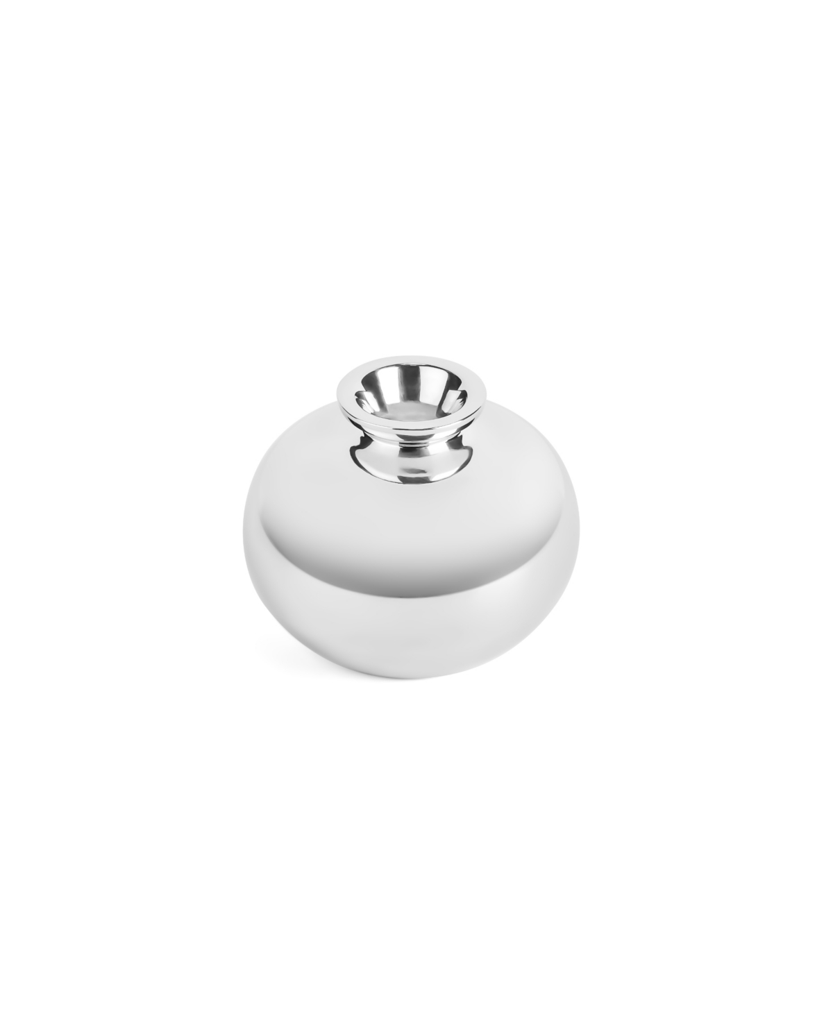 Nambe Posey Small Vase, 3.5" In Silver