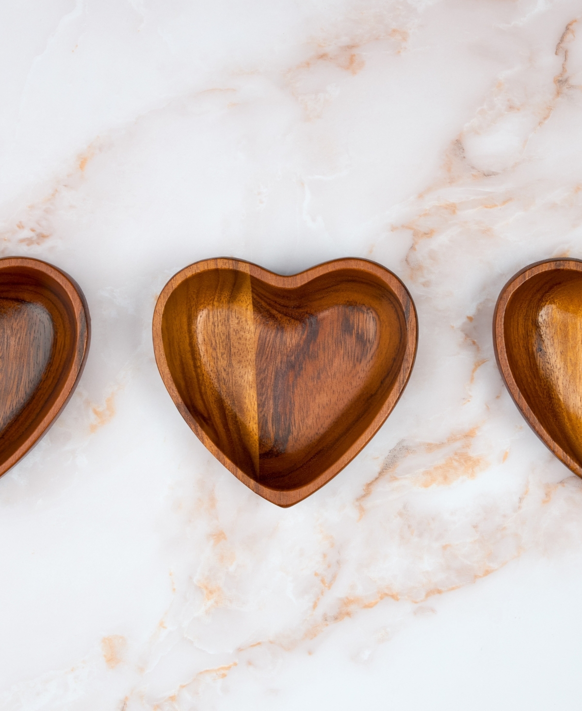Nambe Eat Your Heart Out Small Bowls 3-pc. Set In Brown