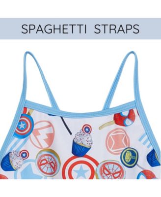 Toddler Girls Racerback UPF 50+ One Piece Bathing Suit