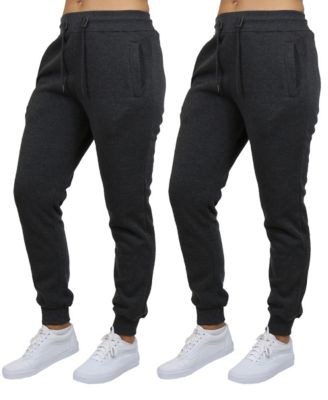 Women's Loose Fit Fleece Lined Jogger Sweatpants-2 Pack