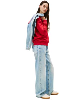 Women's Mia Mid Rise Relaxed Straight Jeans