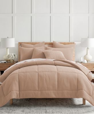 Mills Waffle Textured 2-Pc. Comforter Set, Twin/Twin XL