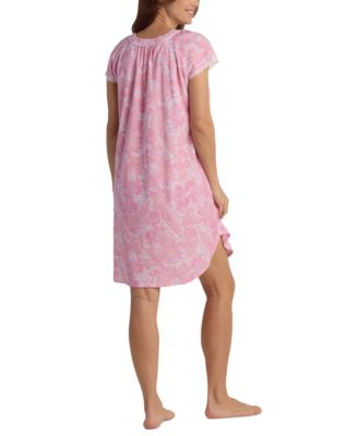 Women's Printed Short-Sleeve Nightgown