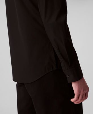 Men's Slim Fit Supima Stretch Long Sleeve Button-Front Shirt