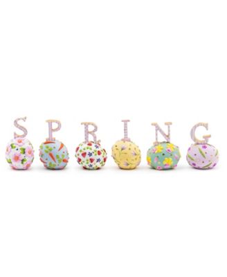 Patience Brewster Spring Letter D&eacute;cor Set