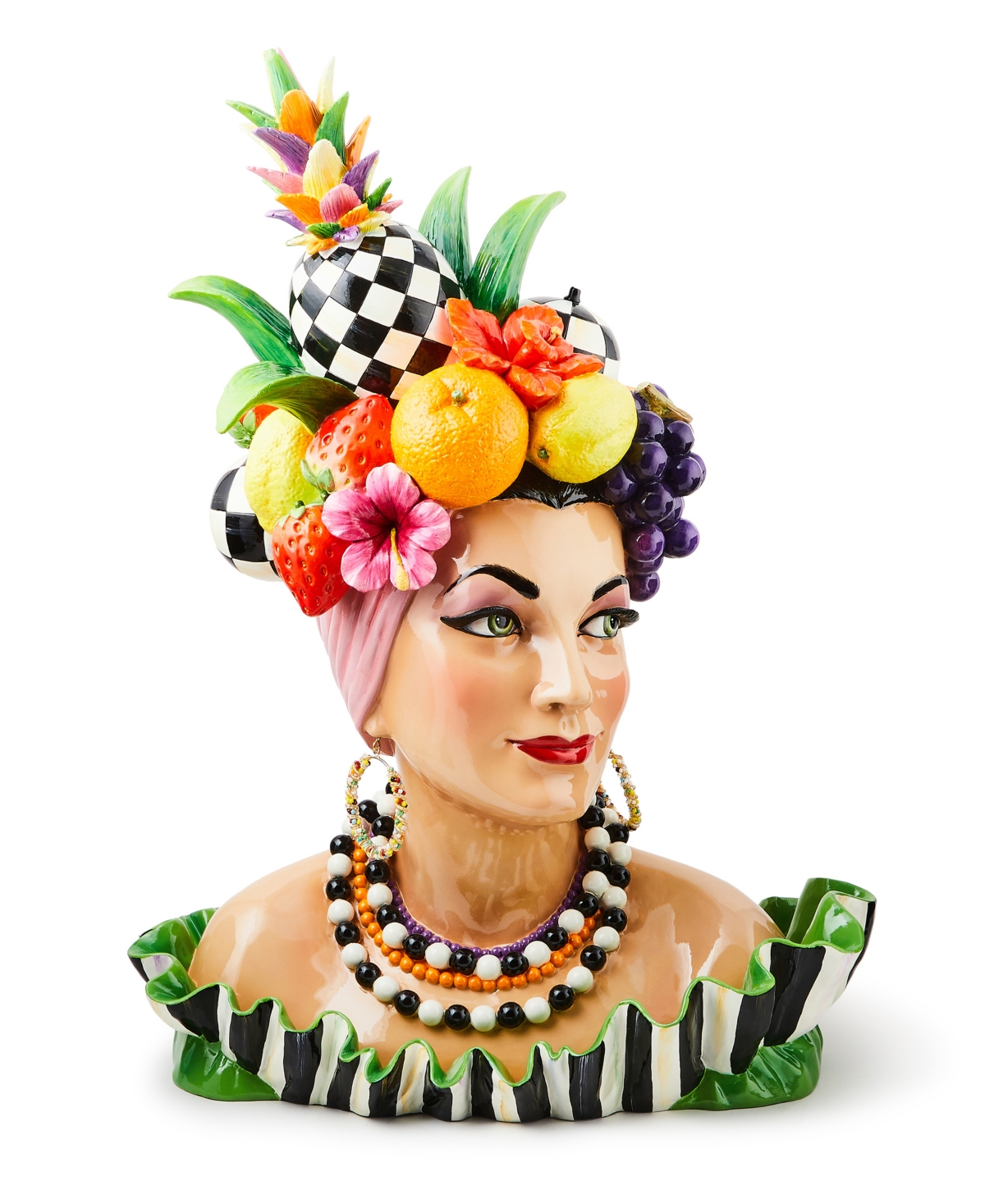 Mackenzie-childs Tutti Frutti Ambrosia Lady Figure In Multi