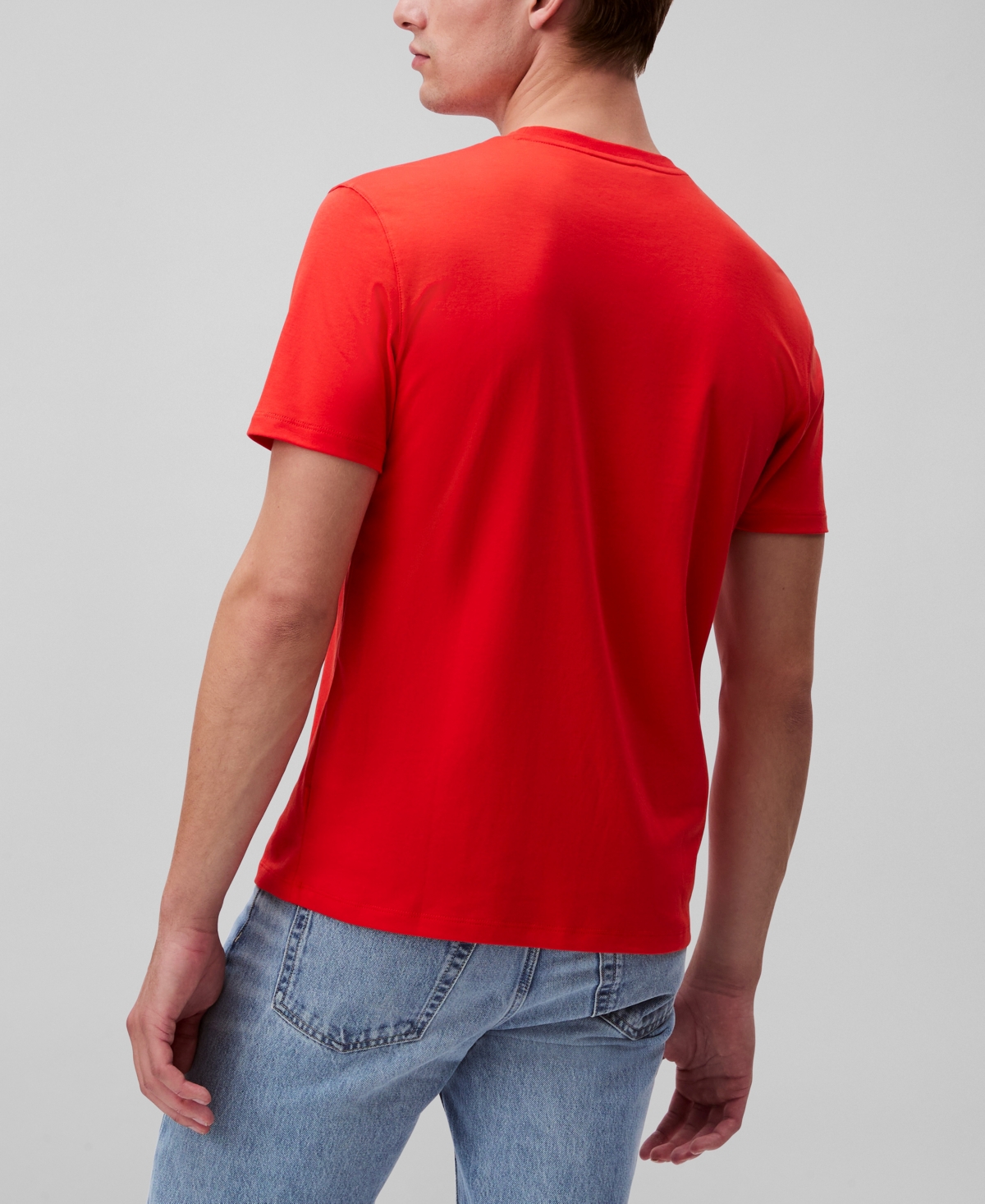 Calvin Klein Men's Short Sleeve Supima Cotton Interlock T-shirt In Red