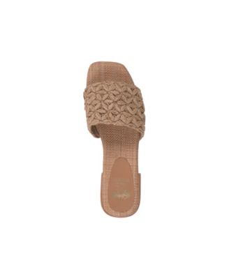 Women's Kendra Woven Single Band Flat Sandals