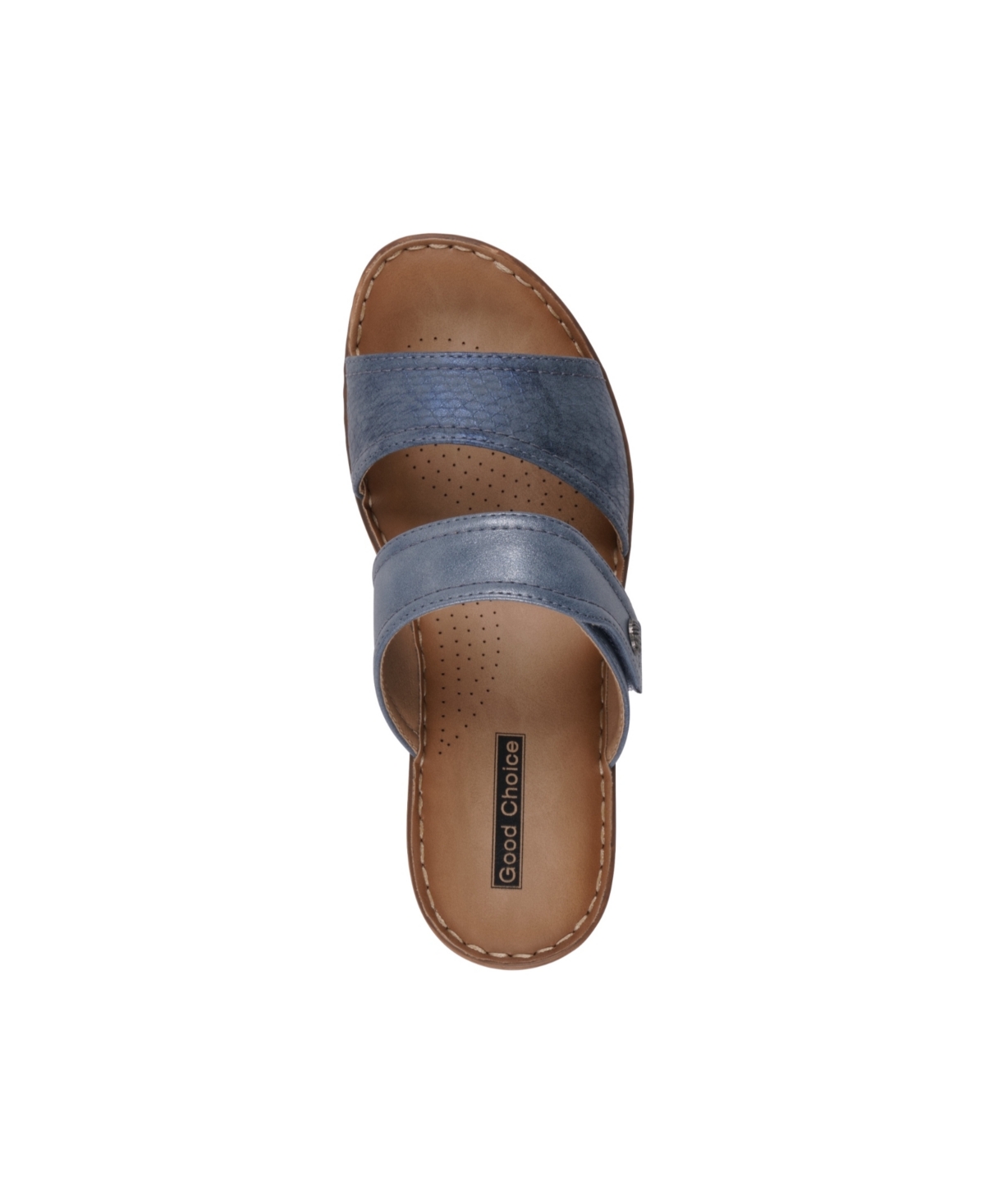 Gc Shoes Women's Meli Slip-on Wedge Sandals In Navy