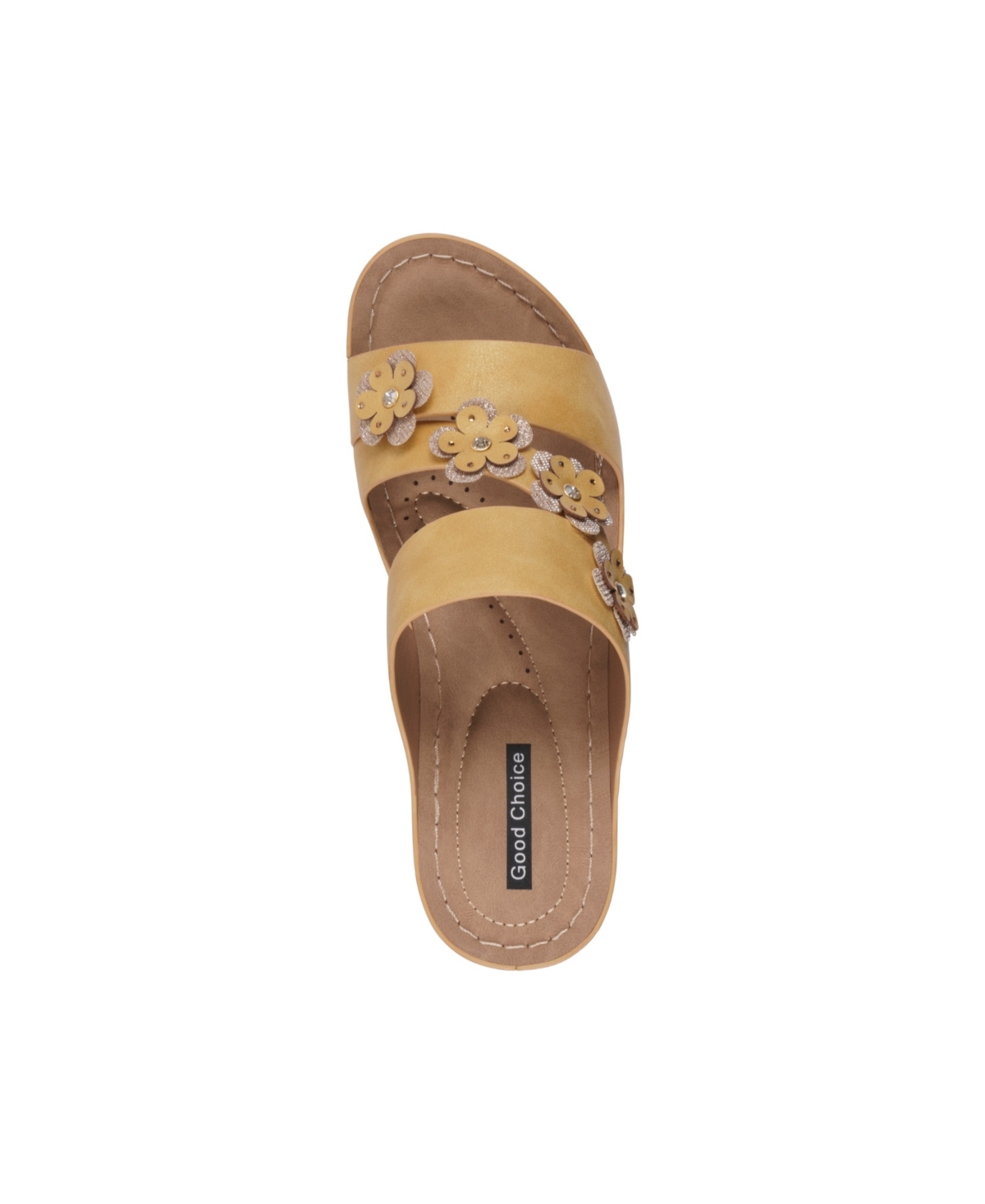 Gc Shoes Halia Wedge Sandal In Yellow