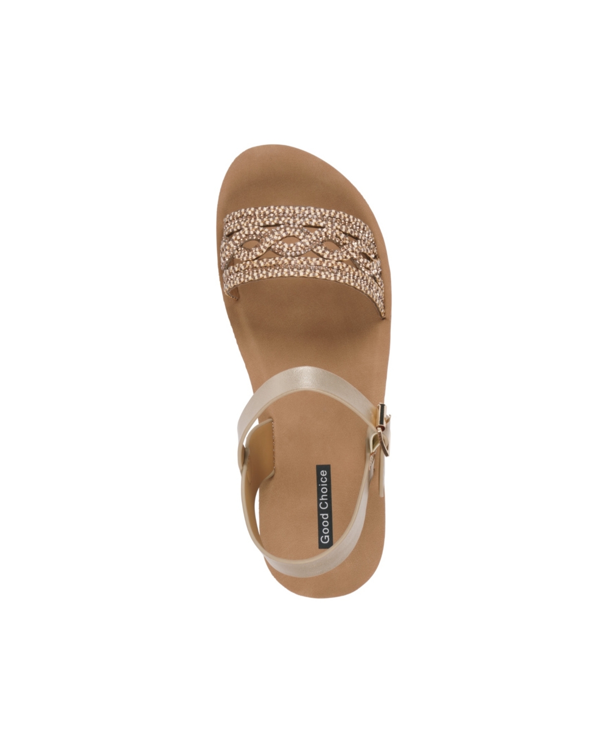 Gc Shoes Women's Fay Embellished Wedge Sandals In Gold