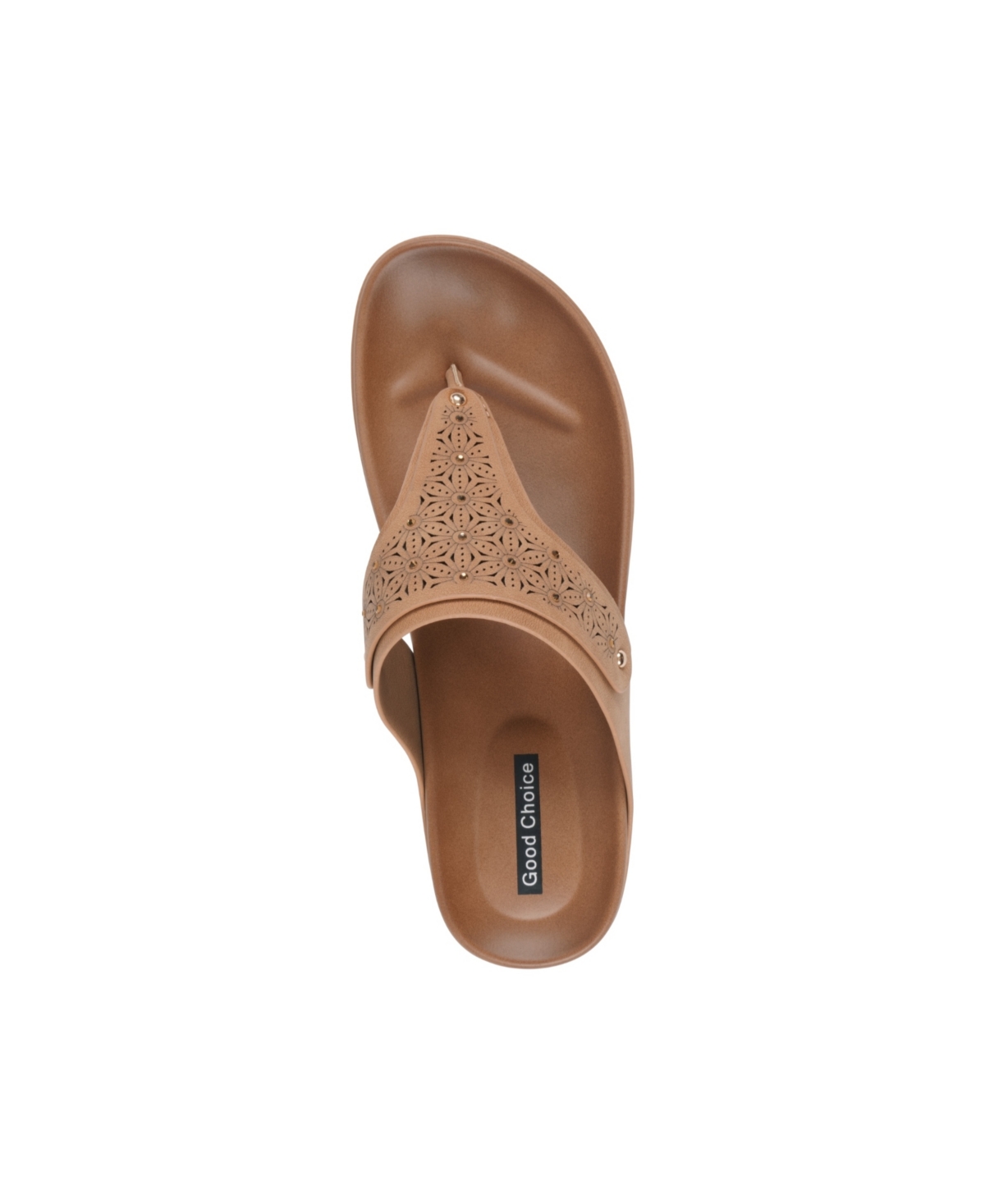 Gc Shoes Women's Tani Thong Wedge Sandals In Tan