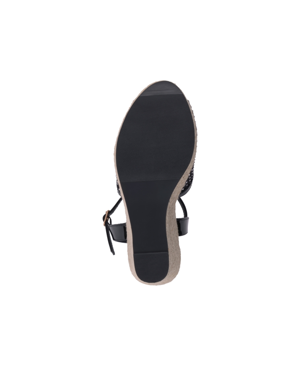 Gc Shoes Women's Mila Embellished Espadrille Wedge Sandals In Black