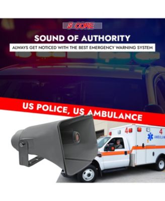 PA Speaker 16 Inch 400W Bull Horn Loud Audio Outdoor Speakers System 8Ohm Reflex Megaphone