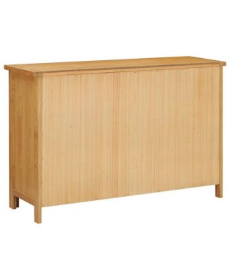 Chest of Drawers 41.3"x13.2"x28.7" Solid Oak Wood