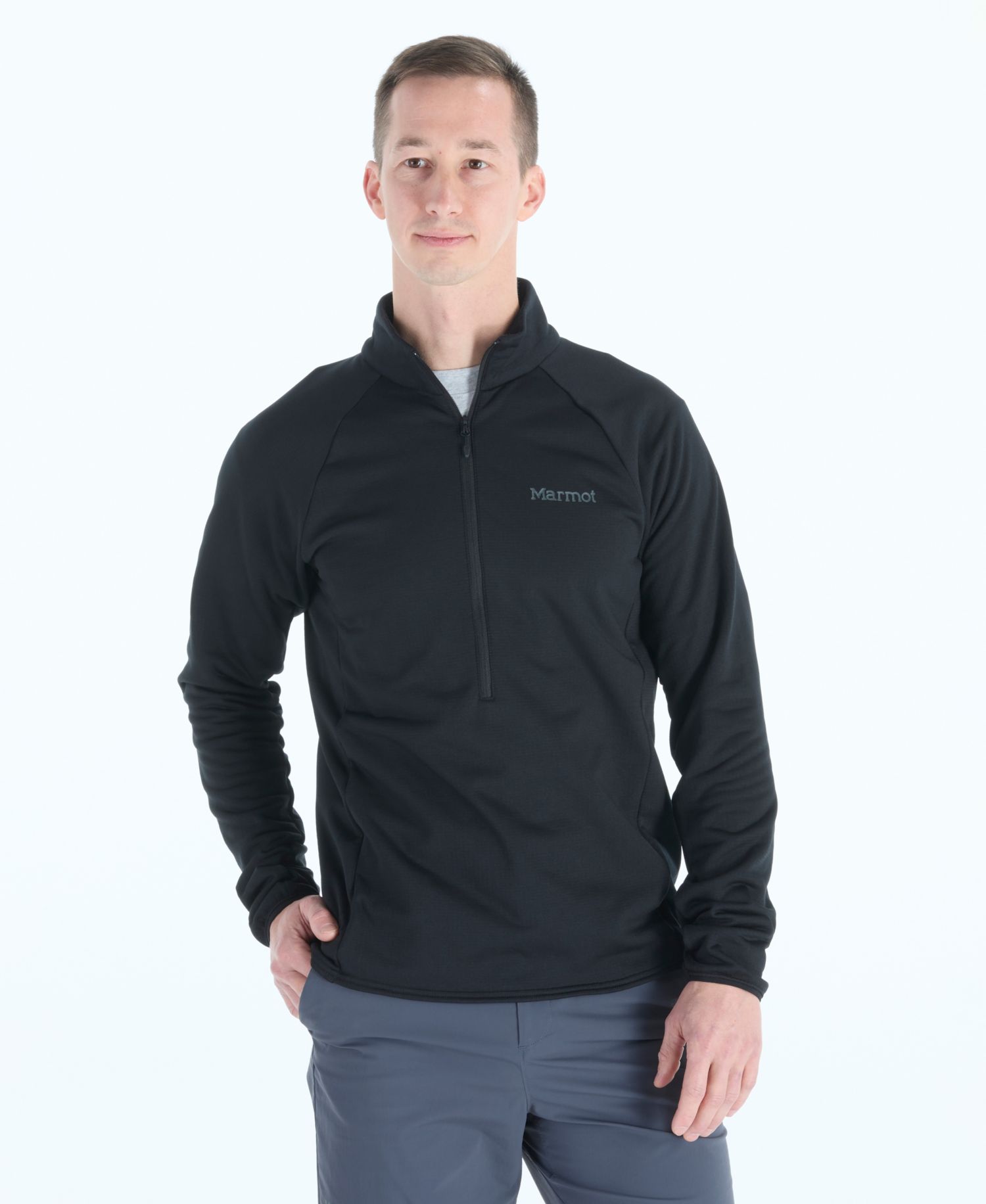 Men's Leconte Fleece Half-Zip Logo Jacket