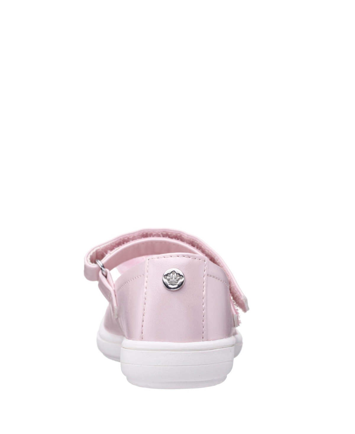 Nina Little Girls Natty Pearlized Round Toe Sneakers In Light Pink