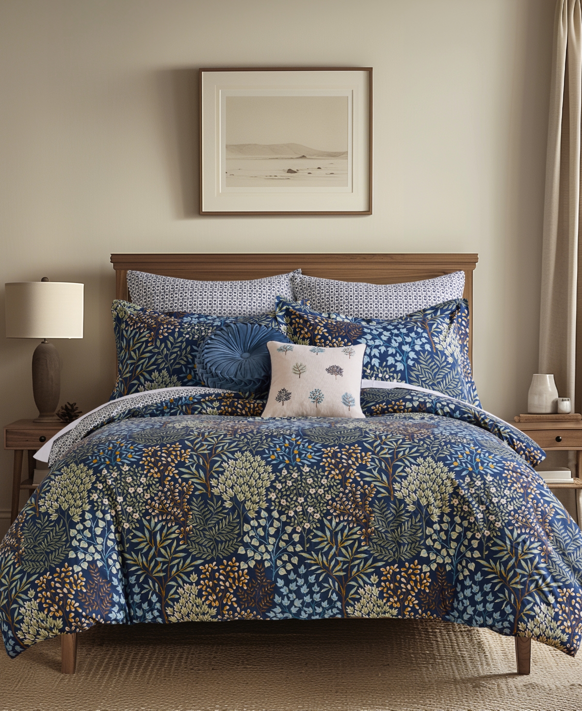 Levtex English Forest Reversible 3-pc. Comforter Set, King/california King In Blue