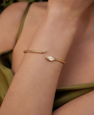 Marquise Crystal Cuff Bracelet