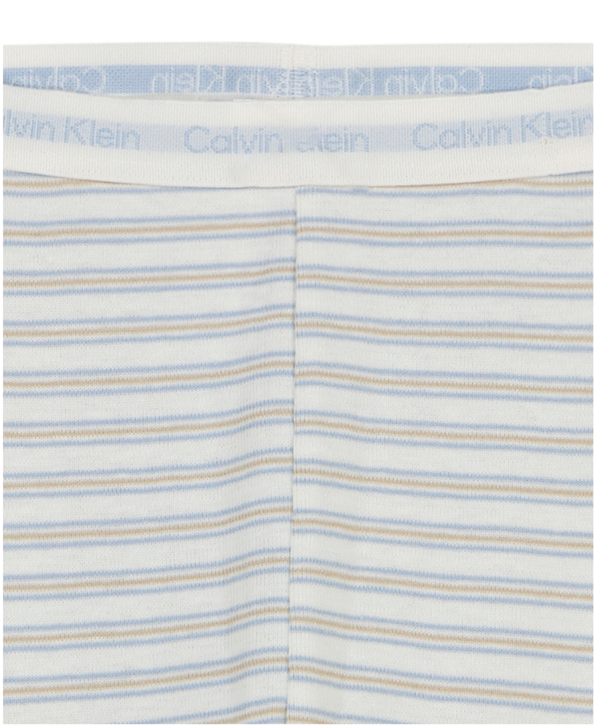 Calvin Klein Baby Boys 2-piece Combed Pull-up Pant Set In Vanilla,blue Fog