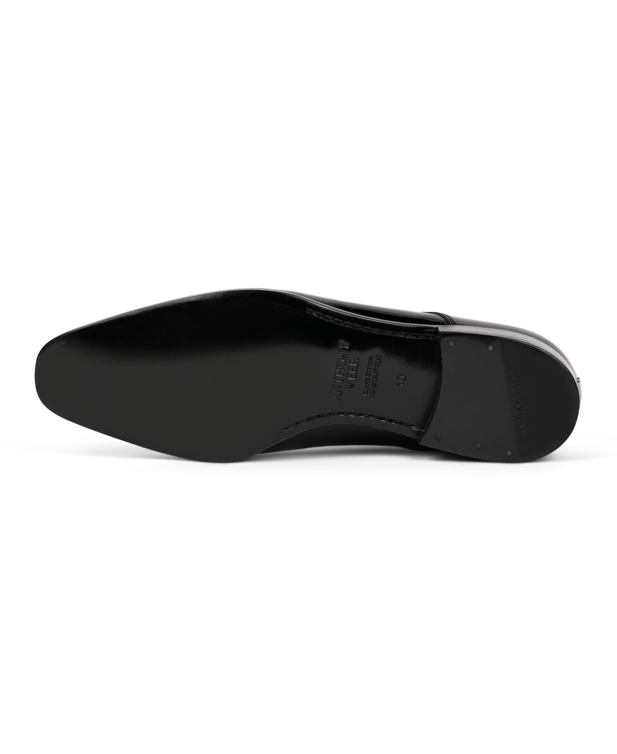 Anthony Veer Men's Prestige Tuxedo Derby Oxfords In Onyx Shine