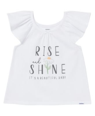 Toddler Girls 3-Piece T-Shirt, Shorts & Pants Pajama Set, Garderning, 5T