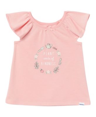 Toddler Girls 3-Piece T-Shirt, Shorts & Pants Pajama Set, Garderning, 5T